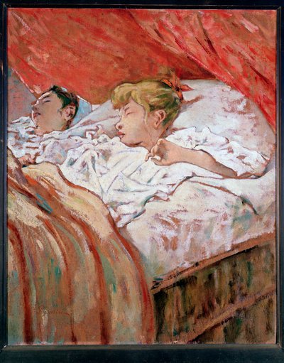 Bambini dormienti da Telemaco Signorini