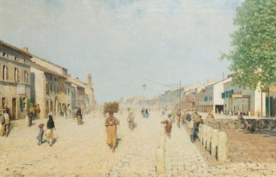 Sobborgo di porta Adriana a Ravenna da Telemaco Signorini