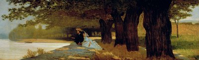 La luna di miele, c.1862-1863 da Telemaco Signorini