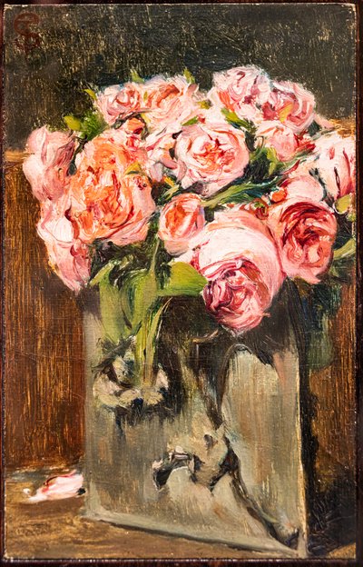 Vaso con rose da Telemaco Signorini