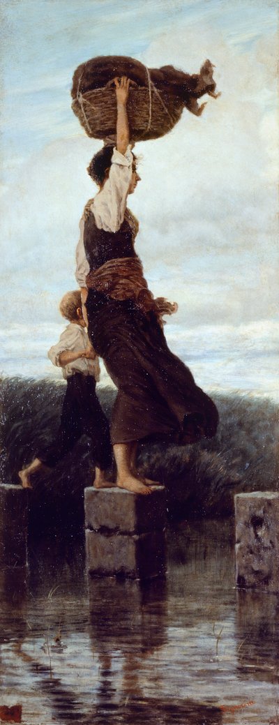 Giornata ventosa da Telemaco Signorini