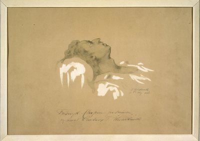 Frédéric Chopin sul letto di morte da Teofil Kwiatkowski