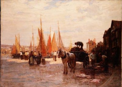 Veduta del porto di Brixham, Devon da Terrick Williams