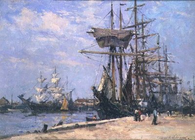 Navi nel porto di Poole da Terrick Williams
