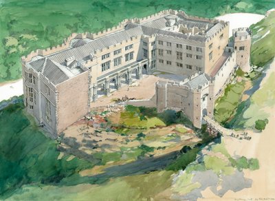 Castello di Berry Pomeroy, inizio XVII secolo da Terry Ball