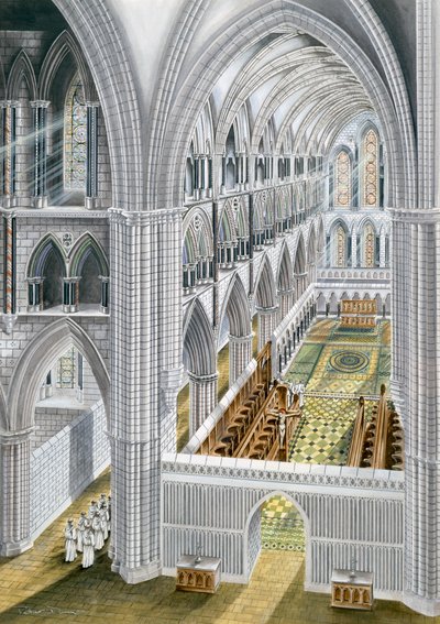 Abbazia di Rievaulx, inizi del XIII secolo da Terry Ball