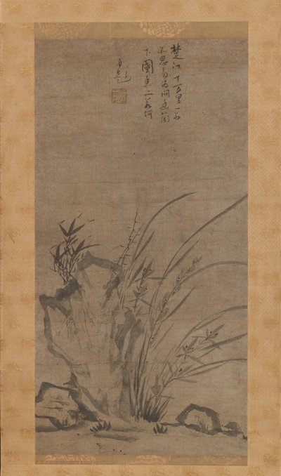 Orchidee, bambù, rovi e rocce, metà del XIV secolo da Tesshu Tokusai