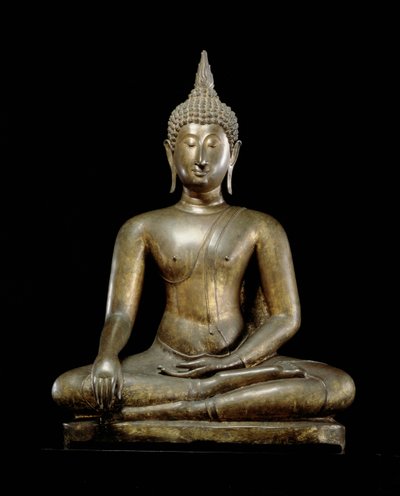 Buddha al Momento della Vittoria, stile Sukhothai da Thai School