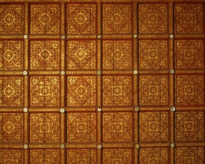 Soffitto di un tempio Lanna da Thai School