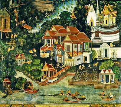Caccia al coccodrillo, Wirharn Sasada, Wat Bowonniwet Vihara, Bangkok da Thai School