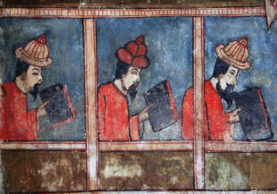(dettaglio) Mercanti cinesi (murale) da Thai School