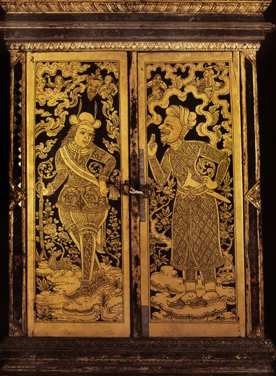 Armadio per manoscritti, regno di Rama III (1787-1851) da Thai School