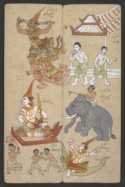 Animali dello Zodiaco, da Phrommachat da Thai School