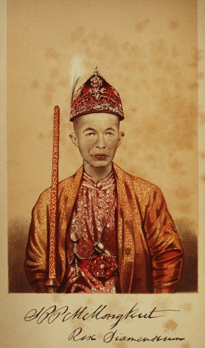 Ritratto del re Mongkut da Thai School