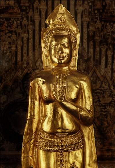 Buddha in piedi, fine XIII - inizio XIV secolo da Thai School