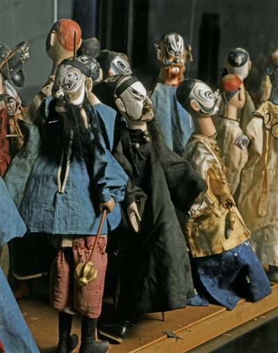ARTE TAILANDESE: Marionette dei personaggi del Ramayana. Stile Bangkok da Thai School