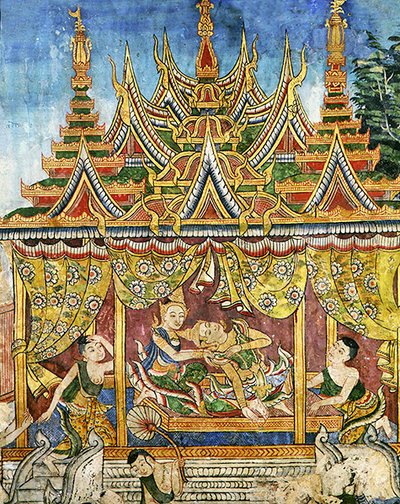 Wiharn Laikarn, episodio dal Jataka Sang Thong da Thai School