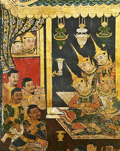 Wiharn Laikarn, episodio dal Jataka Sang Thong da Thai School
