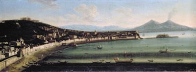 La baia di Napoli da ovest, 1710 da The Metropolitan Master