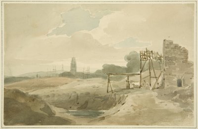 Vecchio camion dei pompieri utilizzato per scavare il Nuovo Taglio da The Rev. John Eagles