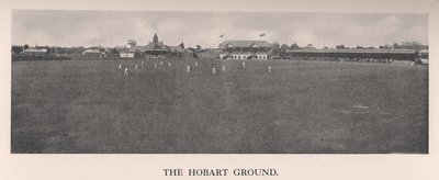 Il Campo di Cricket di Hobart, Tasmania, Australia da The Sydney Daily Telegraph