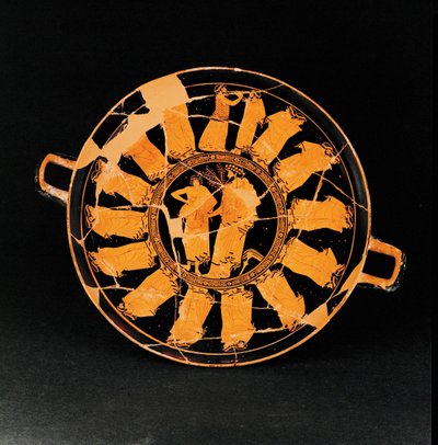 Medaglione centrale: Dioniso servito da un ragazzo ... da The Triptolemos Painter
