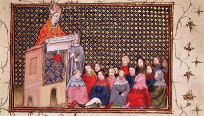 Arcivescovo Arundel che predica per la causa di Enrico, da 