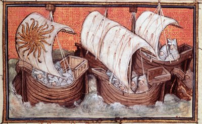 La flotta di Riccardo II parte dall