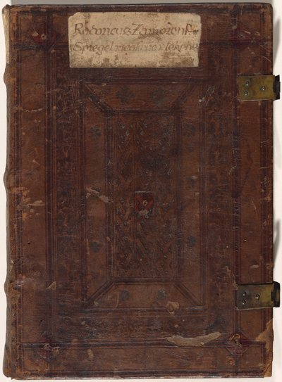 Specchio della vita umana da The Zamorensis Master, Master of Boccaccio, Rodericus Zamorensis