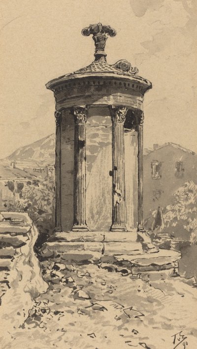 Monumento di Lisicrate da Themistocles von Eckenbrecher