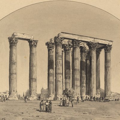 Tempio di Zeus Olimpico da Themistocles von Eckenbrecher