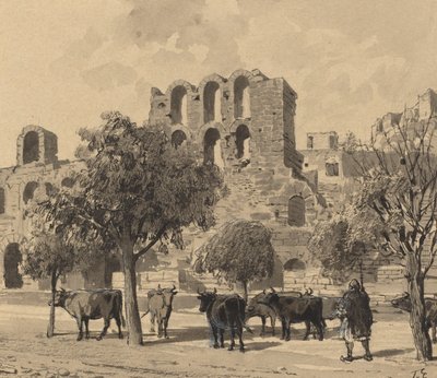 Teatro di Erode Attico da Themistocles von Eckenbrecher