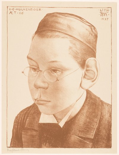 Ritratto di Bernard Molkenboer da Theo Molkenboer