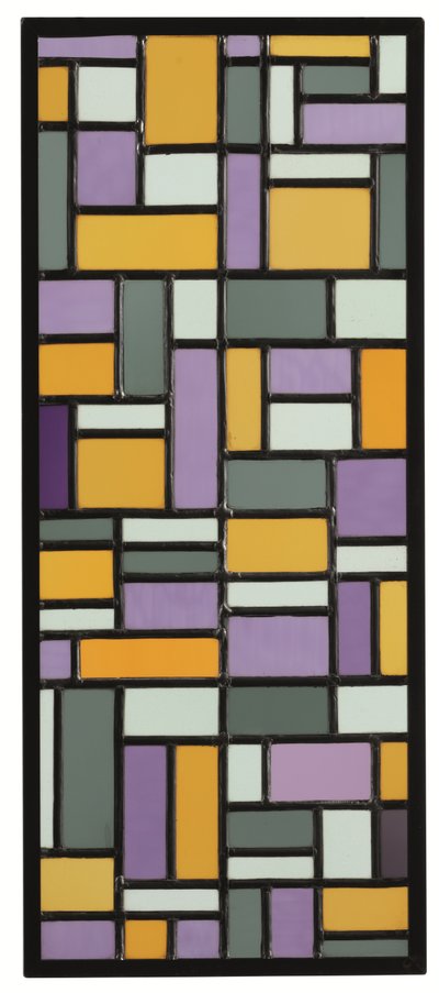 Composizione di vetro colorato VIII da Theo van Doesburg