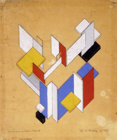 La Costruzione dello Spazio-Tempo III, 1924 da Theo van Doesburg