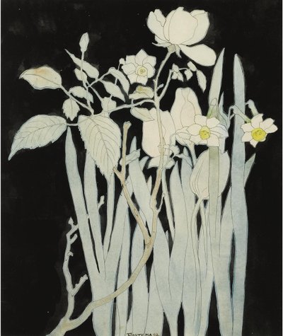 Narcisi e rose da Theo van Hoytema