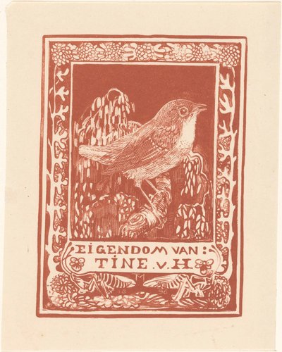 Ex libris di Tine van Hoytema da Theo van Hoytema