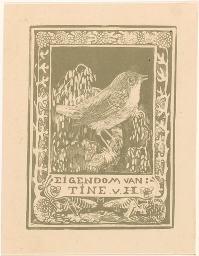 Ex libris di Tine van Hoytema da Theo van Hoytema