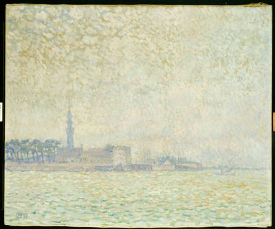Veduta di Veere, mattina nebbiosa, 1906 da Théo van Rysselberghe