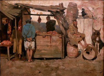 Macelleria a Tangeri da Théo van Rysselberghe