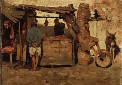 Macelleria a Tanger da Theo van Rysselberghe