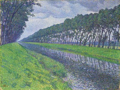Canale nelle Fiandre, 1894 da Théo van Rysselberghe