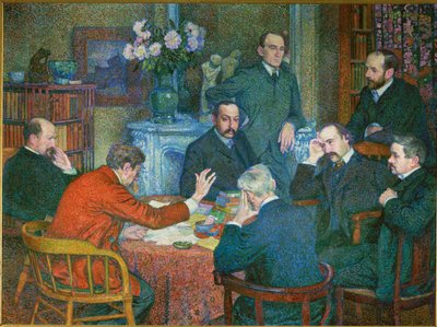Lettura (pittura su tela) da Theo van Rysselberghe