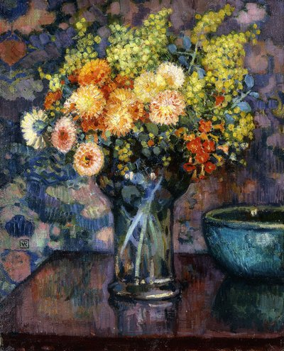 Vaso di fiori; Vase de Fleurs, c.1911 da Théo van Rysselberghe