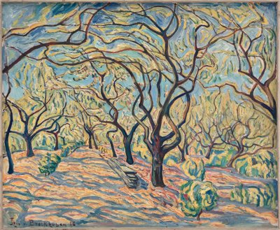 Alberi in fiore a Baumgartenbrück da Theo von Brockhusen