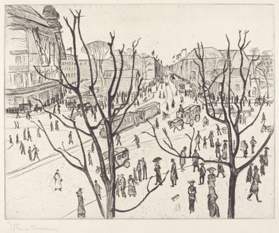 Piazza della città da Theo von Brockhusen