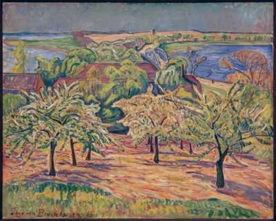 Il frutteto di mele di Herrmann a Baumgartenbrück da Theo von Brockhusen