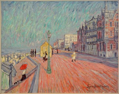 Passeggiata sulla spiaggia a Knocke da Theo von Brockhusen