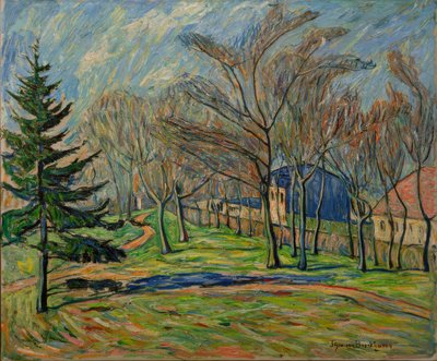 Davanti alla tenuta di Seelow da Theo von Brockhusen