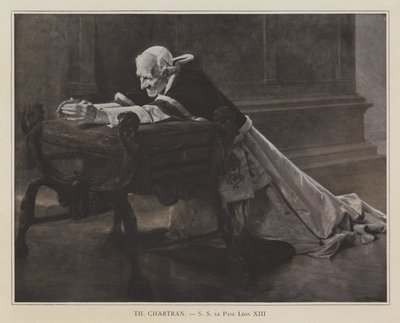 Papa Leone XIII (litografia) da Theobald (after) Chartran
